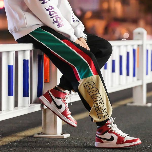 men's pants 2021 men corduroy patchwork cargo harem joggers harajuku sweatpants fashion hip hop streetwear trousers japan style, Black
men's pants 2021 men corduroy patchwork cargo harem joggers harajuku sweatpants fashion hip hop streetwear trousers japan style, Black