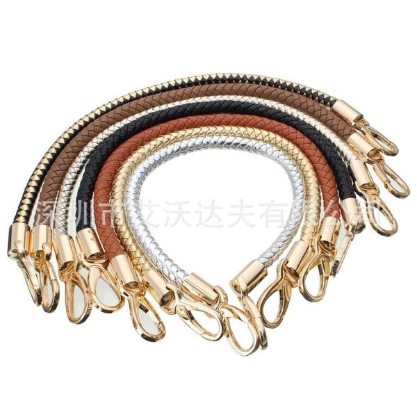 mouth gold 60cm high grade pu strap, Black;white 
mouth gold 60cm high grade pu strap, Black;white