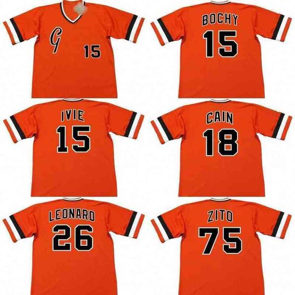 men 15 bruce bochy 15 mike ivie 18 matt cain 26 jeffrey leonard 75 barry zito 1975 baseball jersey, Black
men 15 bruce bochy 15 mike ivie 18 matt cain 26 jeffrey leonard 75 barry zito 1975 baseball jersey, Black
