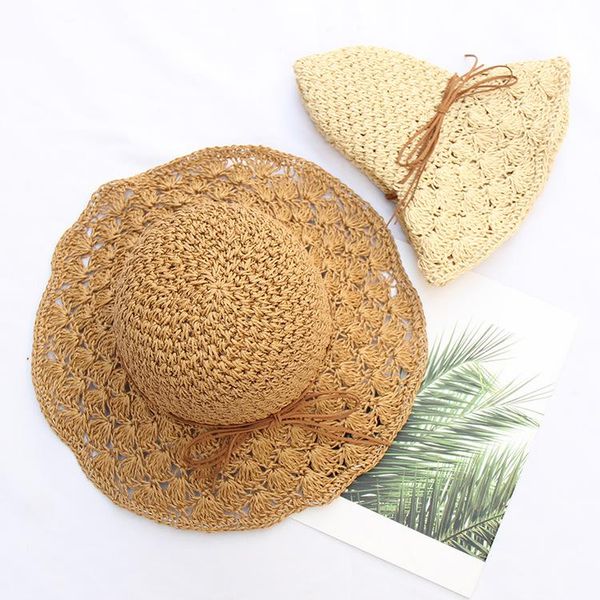 beanies hmade crochet straw hat bowknot hollow sun foldable protection big brim beach for women
beanies hmade crochet straw hat bowknot hollow sun foldable protection big brim beach for women