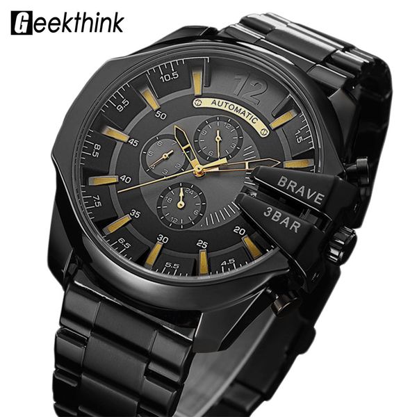 luxury mark automatic mechanical clock men even wind polar stainless steel sports male steampunk new, Slivery;brown
luxury mark automatic mechanical clock men even wind polar stainless steel sports male steampunk new, Slivery;brown