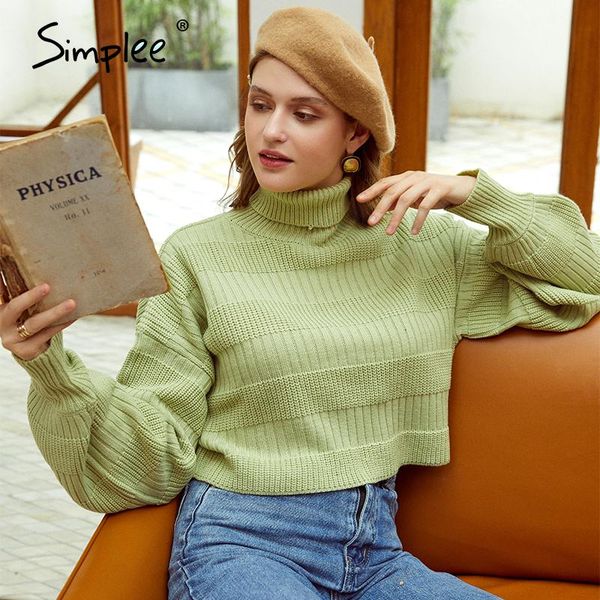 simplee turtleneck patchwork knitted women pullover casual solid long sleeve sweater female autumn winter short jumper 2021 women's swe, White;black
simplee turtleneck patchwork knitted women pullover casual solid long sleeve sweater female autumn winter short jumper 2021 women's swe, White;black