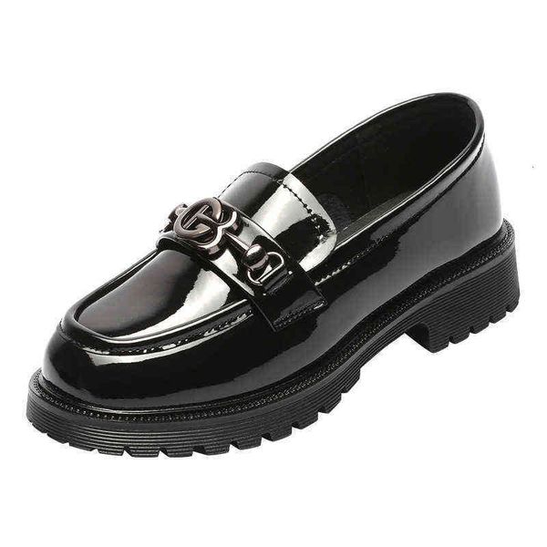 sho women's 2021 spring thick heel korean version small leather round head horse title buckle fashion british
sho women's 2021 spring thick heel korean version small leather round head horse title buckle fashion british