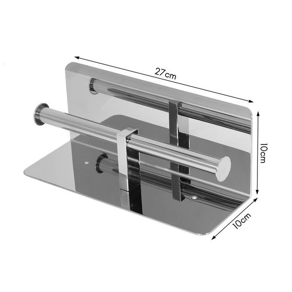 toilet paper holders double holder,dual roll dispenser,stainless steel bathroom tissue holder cell phone storage rack
toilet paper holders double holder,dual roll dispenser,stainless steel bathroom tissue holder cell phone storage rack
