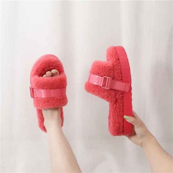slippers style100% natural sheepskin fur fashion women winter warm indoor soft ladies home shoes, Black
slippers style100% natural sheepskin fur fashion women winter warm indoor soft ladies home shoes, Black