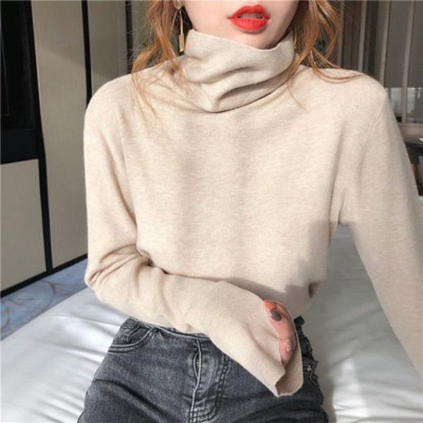 women's sweaters sweater women 2021 autumn and winter style pile collar loose pullover wild high bottoming shirt, White;black
women's sweaters sweater women 2021 autumn and winter style pile collar loose pullover wild high bottoming shirt, White;black