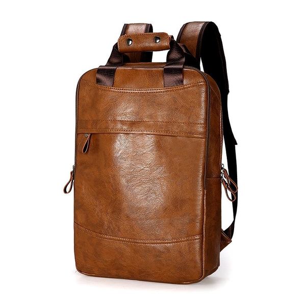 backpack men pu leather bagpack large lapbackpacks male mochilas casual schoolbag for teenagers boy
backpack men pu leather bagpack large lapbackpacks male mochilas casual schoolbag for teenagers boy