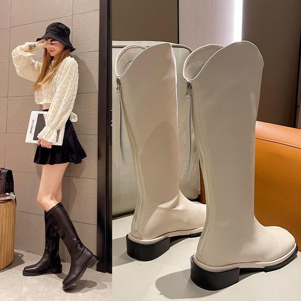 boots 2021 fashion autumn women knee high british style sqaure heels zippers long booties woman shoes deal, Black
boots 2021 fashion autumn women knee high british style sqaure heels zippers long booties woman shoes deal, Black