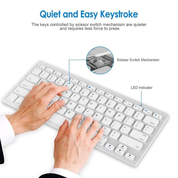 keyboards 78 keys wireless keyboard ultra slim russian/german/korean/spanish/french/arabic for -ipad/-windows os/mac
keyboards 78 keys wireless keyboard ultra slim russian/german/korean/spanish/french/arabic for -ipad/-windows os/mac