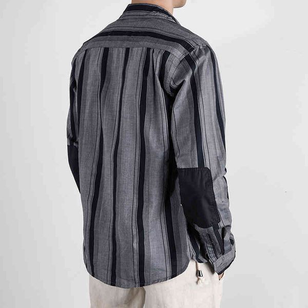 2021 designer irregular striped patchwork pure cotton long sleeve casual fashion shirts for men trendy retro shirt mens 4c8z, White
2021 designer irregular striped patchwork pure cotton long sleeve casual fashion shirts for men trendy retro shirt mens 4c8z, White