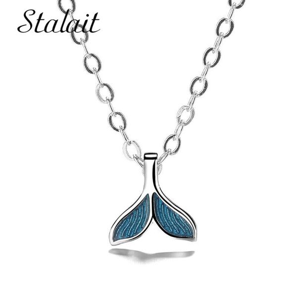 pendant necklaces mermaid clavicle chain female simple blue fish tail short paragraph necklace choker 2021 animal jewelry, Silver
pendant necklaces mermaid clavicle chain female simple blue fish tail short paragraph necklace choker 2021 animal jewelry, Silver