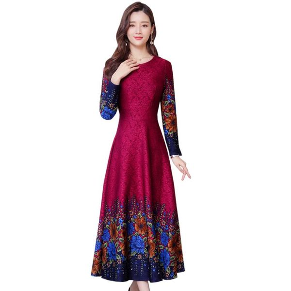 casual dresses long sleeve print dress women 2021 autumn vintage a-line temperament v-neck ankle-length, Black;gray
casual dresses long sleeve print dress women 2021 autumn vintage a-line temperament v-neck ankle-length, Black;gray
