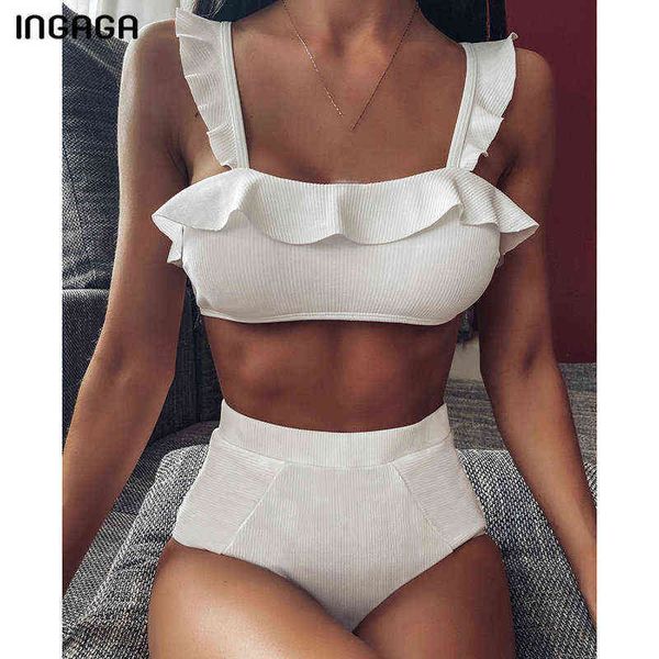 swimsuit ingaga ruffled bikini push up swimsuit high waist swimwear women ribbed biquini white beachwear summer bathing suits, White;black
swimsuit ingaga ruffled bikini push up swimsuit high waist swimwear women ribbed biquini white beachwear summer bathing suits, White;black