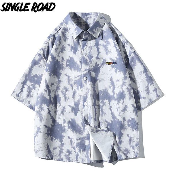 men's casual shirts singleroad mens shirt men 2021 summer tie dye short sleeve hawaii harajuku male korean blouse purple for, White;black 
men's casual shirts singleroad mens shirt men 2021 summer tie dye short sleeve hawaii harajuku male korean blouse purple for, White;black