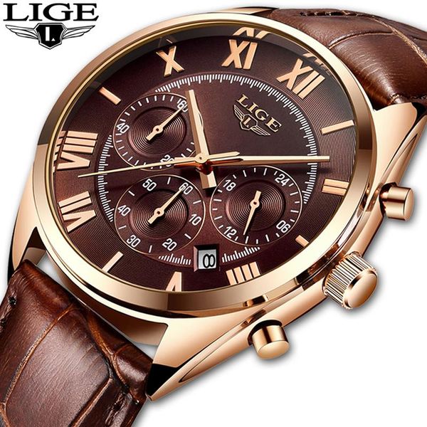 relogio masculino 2021 lige watch for men waterproof 24 hour date quartz clock brown leather sports wristwatch wristwatches, Slivery;brown
relogio masculino 2021 lige watch for men waterproof 24 hour date quartz clock brown leather sports wristwatch wristwatches, Slivery;brown