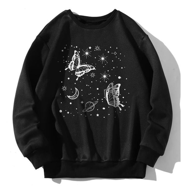 women's hoodies & sweatshirts oversized harajuku streetwear womens hoodie women loose sweatshirt butterfly casual fashioin long sleeve, Black
women's hoodies & sweatshirts oversized harajuku streetwear womens hoodie women loose sweatshirt butterfly casual fashioin long sleeve, Black