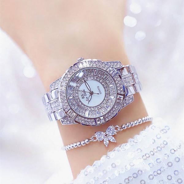 wristwatches sliver women watch bling diamond ladies wrist quartz stainless steel female clock waterproof for girl, Slivery;brown
wristwatches sliver women watch bling diamond ladies wrist quartz stainless steel female clock waterproof for girl, Slivery;brown