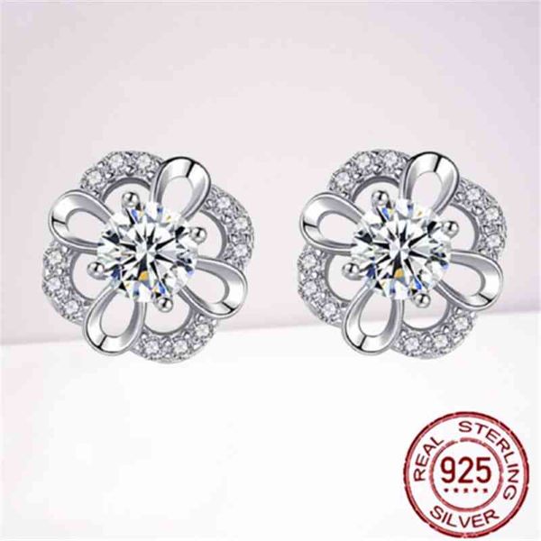 925 sterling eternal flower silver needle stud earrings women's style temperament diamonds small fresh hollow gift, Golden;silver
925 sterling eternal flower silver needle stud earrings women's style temperament diamonds small fresh hollow gift, Golden;silver