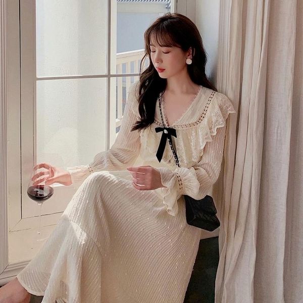 casual dresses women autumn winter france vintage elegant dress retro evening party long 2021 sleeve sweet korean fashion, Black;gray
casual dresses women autumn winter france vintage elegant dress retro evening party long 2021 sleeve sweet korean fashion, Black;gray