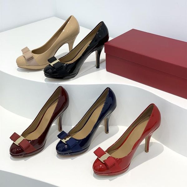 dress shoes autumn women super high butterfly-knot shallow stiletto heels female office patent leather zapatillas mujer, Black
dress shoes autumn women super high butterfly-knot shallow stiletto heels female office patent leather zapatillas mujer, Black