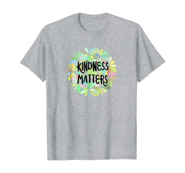 kindness matters no bullying mandala school tshirt gift, White;black