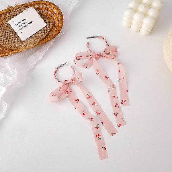 hoop & huggie origin summer colorful cherry streamers bow-knot earring for women girls pink blue yellow hollow jewelry pendientes, Golden;silver
hoop & huggie origin summer colorful cherry streamers bow-knot earring for women girls pink blue yellow hollow jewelry pendientes, Golden;silver