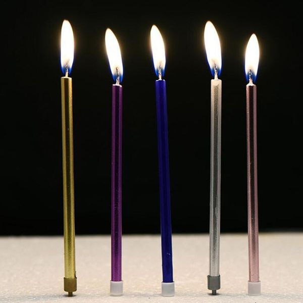 candles 10 pcs party long thin cake candle pencil shaped electroplate for birthday wedding (mixed color)
candles 10 pcs party long thin cake candle pencil shaped electroplate for birthday wedding (mixed color)