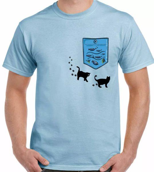 aquarium t-shirt men's pocket fun cats kittens feline cute fish, White;black
aquarium t-shirt men's pocket fun cats kittens feline cute fish, White;black