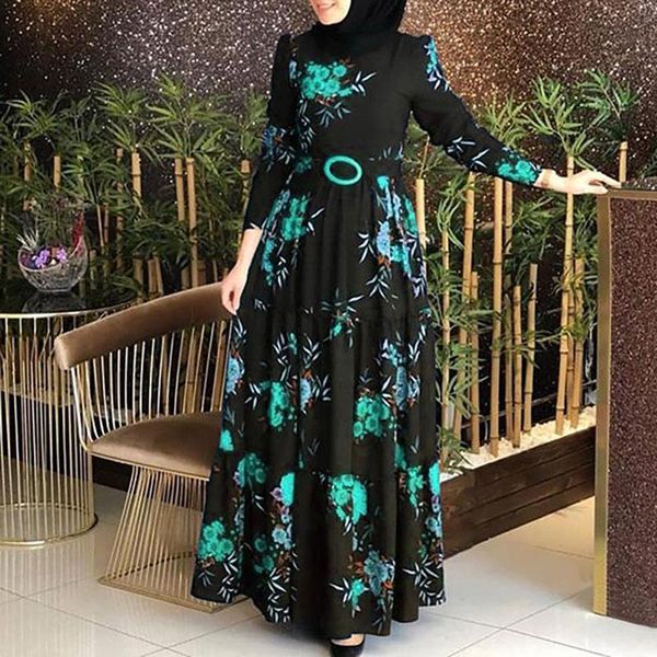 ethnic clothing long sleeve flower print women dress floral belt skirt maxi kaftan robe women's woman dresses, Red
ethnic clothing long sleeve flower print women dress floral belt skirt maxi kaftan robe women's woman dresses, Red