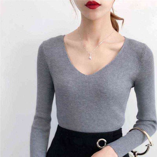 women sweater v neck long sleeve knitted solid slim autumn winter warm pullovers black red pink, White;black
women sweater v neck long sleeve knitted solid slim autumn winter warm pullovers black red pink, White;black