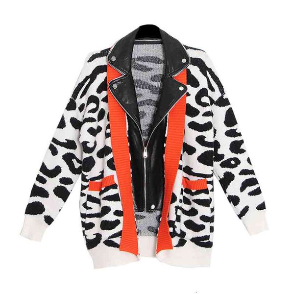 women's t-shirt knitted leather jacket, big fashion feminine, trending, leopard, outer-use zipper d80k, White
women's t-shirt knitted leather jacket, big fashion feminine, trending, leopard, outer-use zipper d80k, White