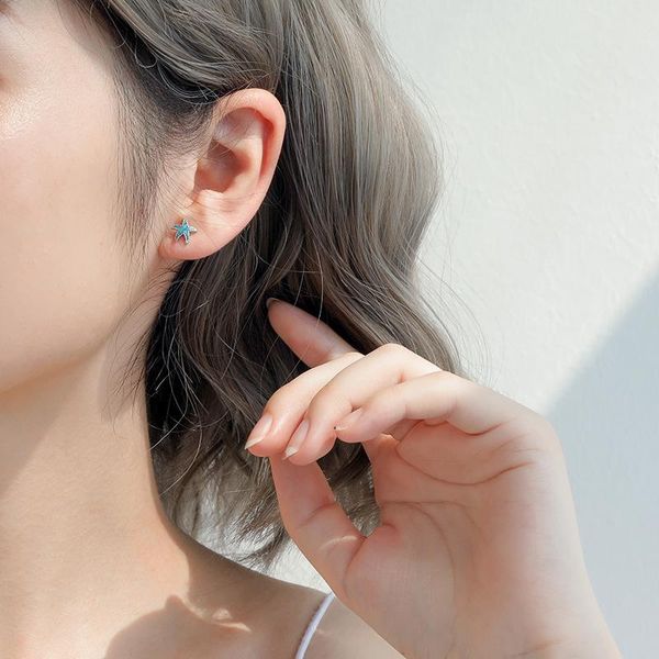 stud blue star earrings for women girl simple cute trendy fashion korean punk student holiday gift jewelry boyulige, Golden;silver
stud blue star earrings for women girl simple cute trendy fashion korean punk student holiday gift jewelry boyulige, Golden;silver