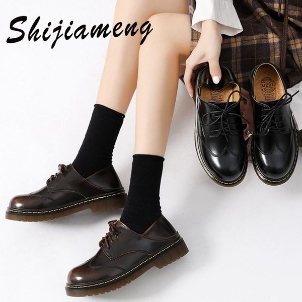 dress shoes genuine leather 2021 summer small female japanese college style black retro round toe lace jk single
dress shoes genuine leather 2021 summer small female japanese college style black retro round toe lace jk single