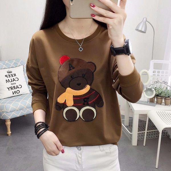 women's hoodies & sweatshirts autumn bottoming shirt large round neck long-sleeved korean-style loose spring and, Black
women's hoodies & sweatshirts autumn bottoming shirt large round neck long-sleeved korean-style loose spring and, Black