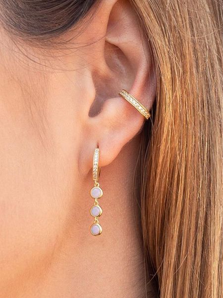 hoop & huggie 925 sterling silver ear buckle simple fashion earring for women moonstone white opal round dangle earrings wedding jewelry, Golden;silver
hoop & huggie 925 sterling silver ear buckle simple fashion earring for women moonstone white opal round dangle earrings wedding jewelry, Golden;silver
