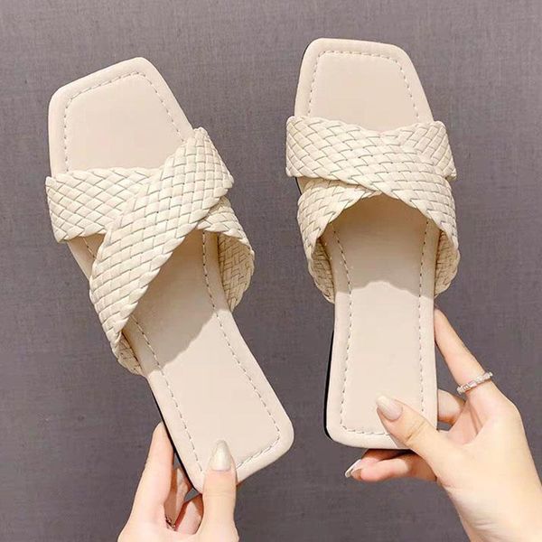 slippers 2021 woman open toe ladies slides slip on flat shoes casual comfort female summer beach, Black
slippers 2021 woman open toe ladies slides slip on flat shoes casual comfort female summer beach, Black
