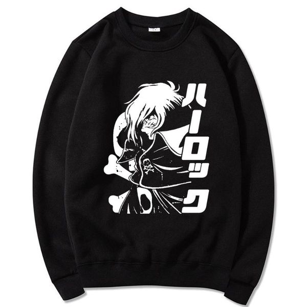 men's hoodies & sweatshirts space pirate captain harlock printed o-neck oversize classic cotton wears unsiex streetwear, Black
men's hoodies & sweatshirts space pirate captain harlock printed o-neck oversize classic cotton wears unsiex streetwear, Black