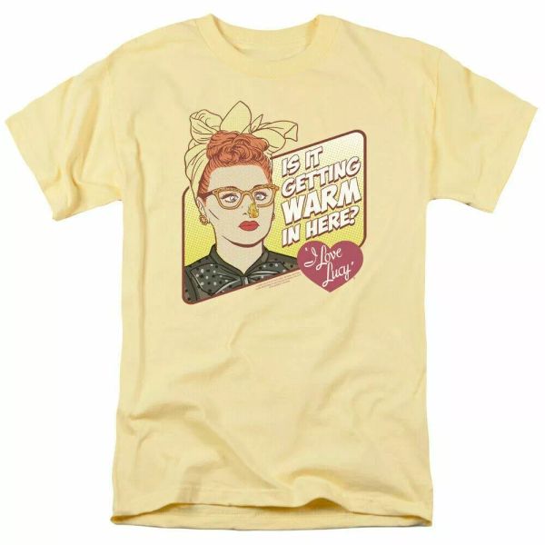i love lucy warm in here logo t shirt lucy mens licensed classic tv banana, White;black
i love lucy warm in here logo t shirt lucy mens licensed classic tv banana, White;black