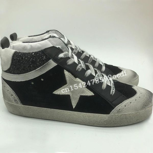 boots korean style distressed leather mid-star boots, ankle shoes, versatile flat bottom dirty women's shoes, Black
boots korean style distressed leather mid-star boots, ankle shoes, versatile flat bottom dirty women's shoes, Black
