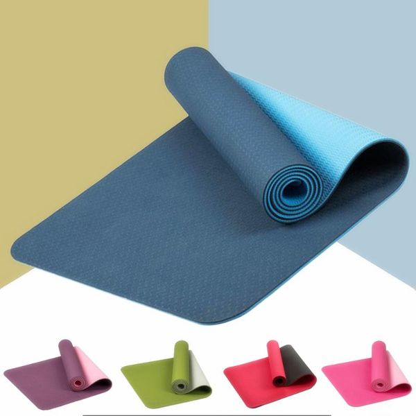 yoga mats 183*61cm *6mm gym exercise thick double color non slip mat tpe sport training for fitness home tasteless pads
yoga mats 183*61cm *6mm gym exercise thick double color non slip mat tpe sport training for fitness home tasteless pads
