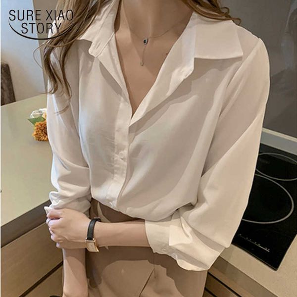 autumn fashion loose long sleeve shirts turn-down collar solid button plus size ol female blouses feminine blusa 7111 50 210528, White
autumn fashion loose long sleeve shirts turn-down collar solid button plus size ol female blouses feminine blusa 7111 50 210528, White