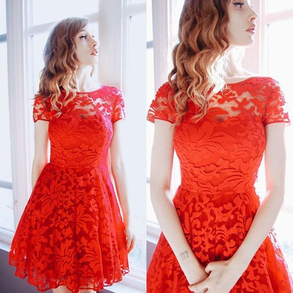 f womens dress embroidery temperament round neck short sleeve lace floral solid color hollow out dresses robe, Black;gray
f womens dress embroidery temperament round neck short sleeve lace floral solid color hollow out dresses robe, Black;gray