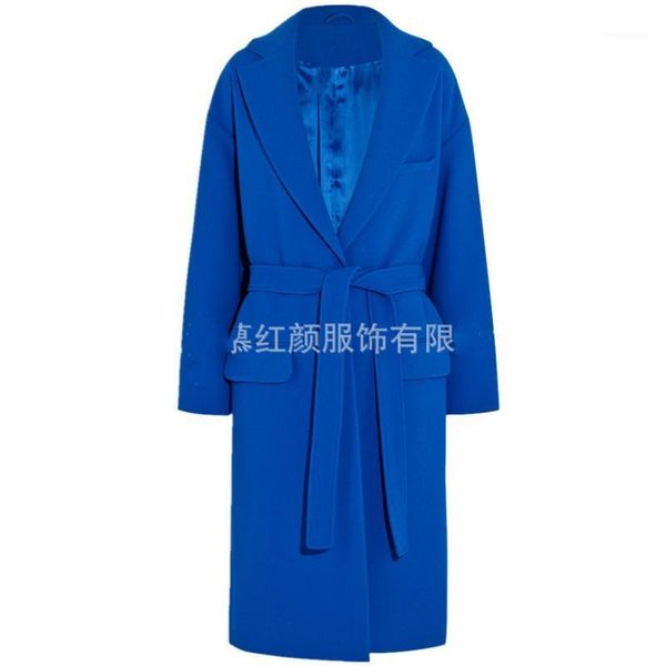 wool coat overcoat women long warm woolen autumn solid temperament belted women's & blends, Black
wool coat overcoat women long warm woolen autumn solid temperament belted women's & blends, Black
