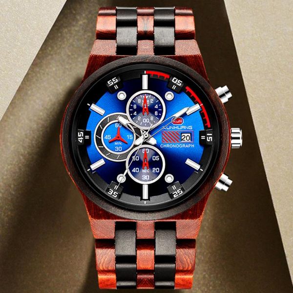 wristwatches fashion wooden watch men relogio masculino military sport chronograph luxury design customization men's wood quartz watche, Slivery;brown
wristwatches fashion wooden watch men relogio masculino military sport chronograph luxury design customization men's wood quartz watche, Slivery;brown