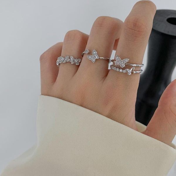 sterling silver butterfly open finger ring for women girls fashion party wedding jewelry jz060 cluster rings, Golden;silver
sterling silver butterfly open finger ring for women girls fashion party wedding jewelry jz060 cluster rings, Golden;silver
