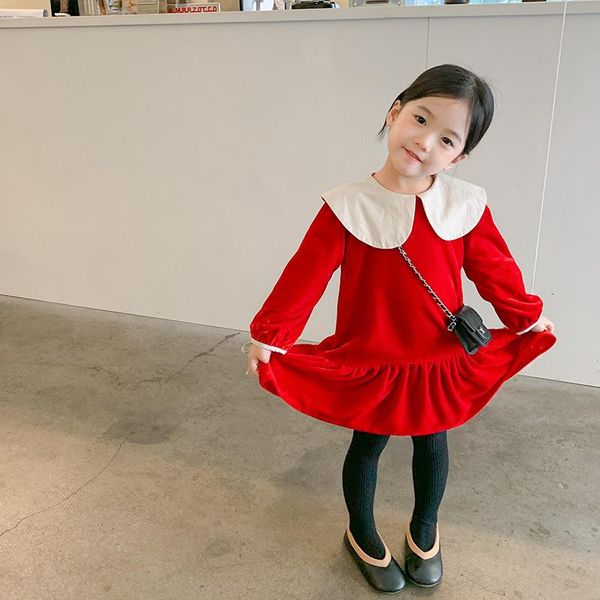 girl's dresses 2021 style girls dress fashion cotton autumn winter kids clothes 1-7 years, Red;yellow
girl's dresses 2021 style girls dress fashion cotton autumn winter kids clothes 1-7 years, Red;yellow