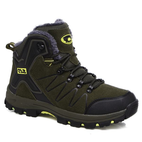 winter large men's shoes high mountaineering wear resistant and antiskid outdoor plush warm cotton wo, Black
winter large men's shoes high mountaineering wear resistant and antiskid outdoor plush warm cotton wo, Black