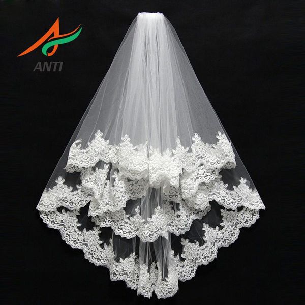 bridal veils anti veil short with comb lace appliqued edge tulle two layer 75 cm elbow length wedding accessories 2021, Black
bridal veils anti veil short with comb lace appliqued edge tulle two layer 75 cm elbow length wedding accessories 2021, Black