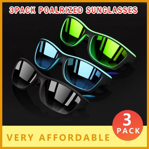 sunglasses 3 pack sport style mens polarized outdoor travel fishing fashion sun glasses 100% uv protection lightweight goggles, White;black
sunglasses 3 pack sport style mens polarized outdoor travel fishing fashion sun glasses 100% uv protection lightweight goggles, White;black