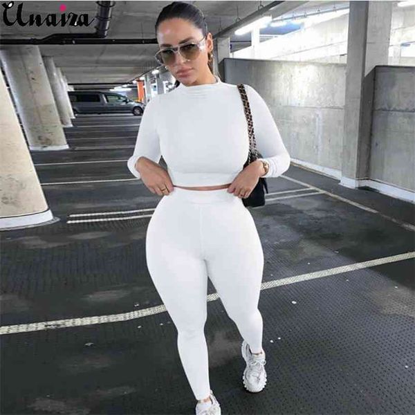 unaiza women sports long-sleeved two-piece suit autumn and winter women's slim solid color elegant fashion casual 210522, White
unaiza women sports long-sleeved two-piece suit autumn and winter women's slim solid color elegant fashion casual 210522, White